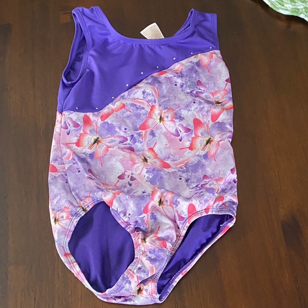 Lot of Colorful Girls' Gymnastics Leotards - Neon & Galaxy Prints - Picture 6 of 9